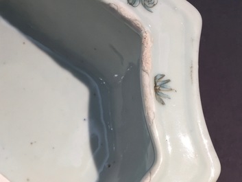 Two Chinese famille rose porcelain bonsai bowls, 19/20th C.