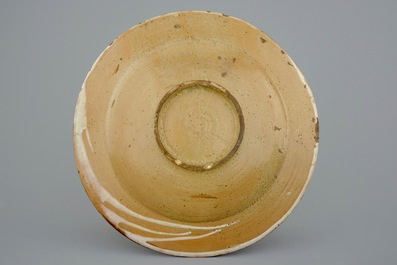 Een schotel met de leeuw van Sint-Marcus, Deruta, ca. 1540