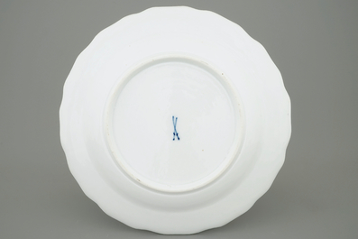Une assiette en porcelaine de Meissen au "Lion Cor&eacute;en", vers 1740