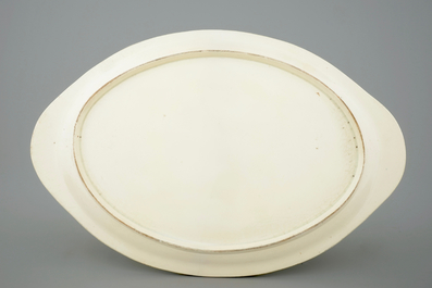Twee witte creamware terrines, Engeland voor de Nederlandse markt, ca. 1800