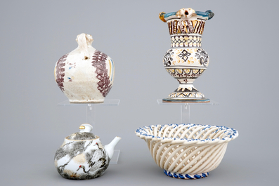 Un lot de fa&iuml;ences espagnoles de Talavera et Andujar, 18/19&egrave;me