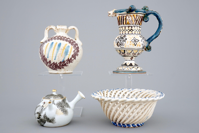Un lot de fa&iuml;ences espagnoles de Talavera et Andujar, 18/19&egrave;me