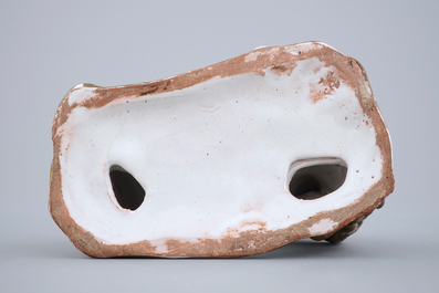 A French faience group, Luneville, 18th C.
