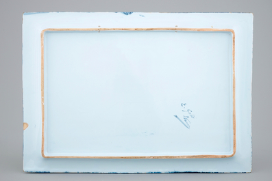 A French faience plaque signed E. Gall&eacute;, Nancy, 19th C.
