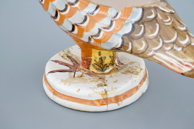 A pair of Spanish bird-shaped tureens, Alcora, 18th C.