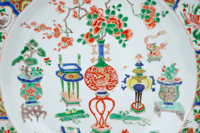 A good Chinese famille verte dish, Kangxi