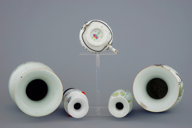 Un lot vari&eacute; de porcelaine de Chine, 19/20&egrave;me