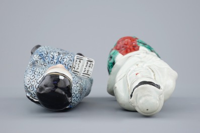 A varied lot of Chinese famille rose porcelain, 19/20th C.