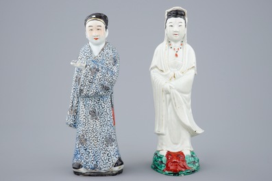 A varied lot of Chinese famille rose porcelain, 19/20th C.