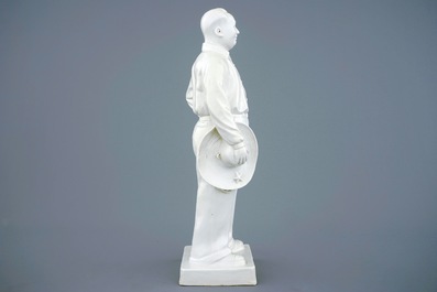 Un mod&egrave;le de Mao en porcelaine de Chine, 20&egrave;me