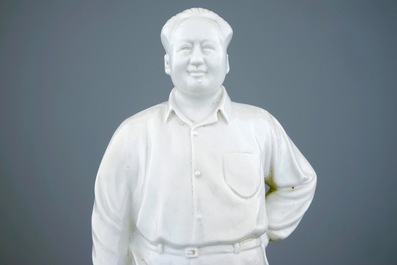 Un mod&egrave;le de Mao en porcelaine de Chine, 20&egrave;me