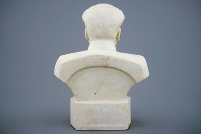 Un buste de Mao en biscuit, Chine, 20&egrave;me