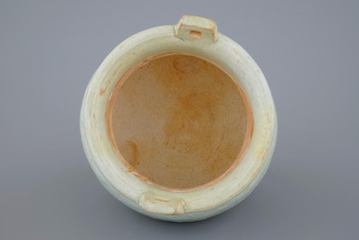 A qingbai tripod censer and a phoenix bowl, Song or Yuan Dynasty, 10-14th C.