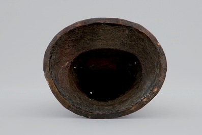 Un mod&egrave;le d'un sage assis au sceptre ruyi en bronze, Chine, Dynastie Ming