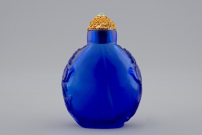 Un lot de 4 tabati&egrave;res en jade et verre, Chine, 18/20&egrave;me