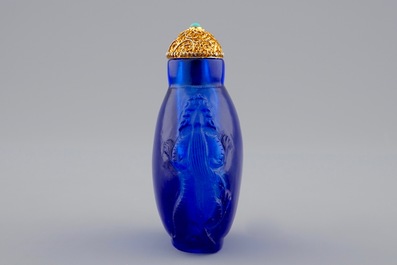 Un lot de 4 tabati&egrave;res en jade et verre, Chine, 18/20&egrave;me