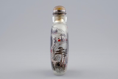 Un lot de 4 tabati&egrave;res en jade et verre, Chine, 18/20&egrave;me