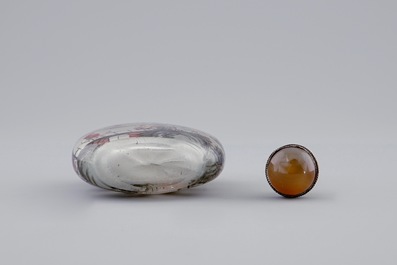 Un lot de 4 tabati&egrave;res en jade et verre, Chine, 18/20&egrave;me