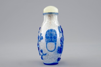 Un lot de 4 tabati&egrave;res en jade et verre, Chine, 18/20&egrave;me