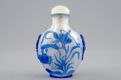 Un lot de 4 tabati&egrave;res en jade et verre, Chine, 18/20&egrave;me