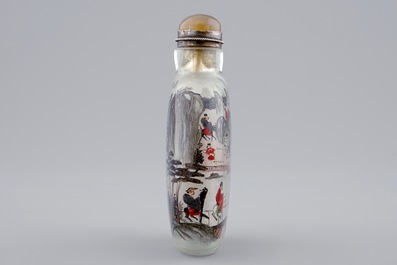 Un lot de 4 tabati&egrave;res en jade et verre, Chine, 18/20&egrave;me