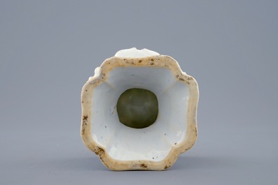 A Chinese blue and white export salt, Kangxi