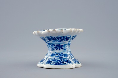 A Chinese blue and white export salt, Kangxi