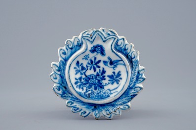A Chinese blue and white export salt, Kangxi