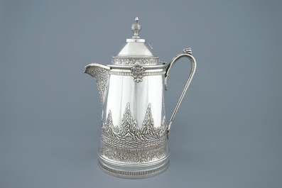 Une grande chope en argent chinois pour l'export, marque de Da Xing, Canton, 1870-1900