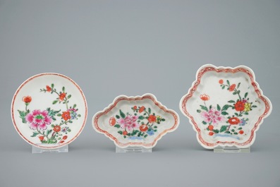 A Chinese famille rose children's part tea service, Qianlong, 18th C.