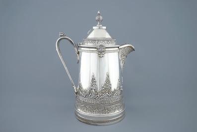 Une grande chope en argent chinois pour l'export, marque de Da Xing, Canton, 1870-1900