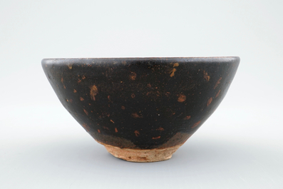A Chinese jizhou glazed bowl, prob. Song Dynasty, 10/13th C.