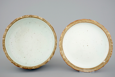 Een blauw-witte Chinese terrine met deksel, Qianlong, 18e eeuw