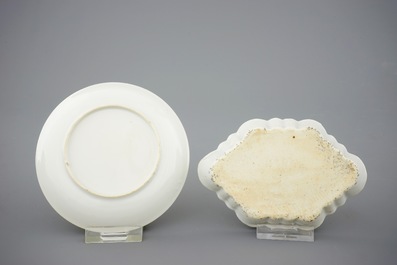 Une partie d'un service &agrave; th&eacute; en porcelaine de Chine famille rose et dor&eacute; de style Meissen, Qianlong, 18&egrave;me