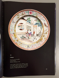 A fine Chinese famille rose plate with butterflies on the rim, Yongzheng, 1723-1735