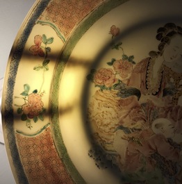 A fine Chinese famille rose eggshell porcelain saucer dish, Yongzheng, 1723-1735