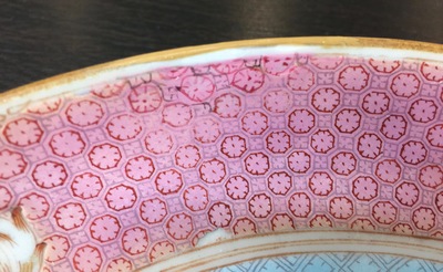 A Chinese famille rose armorial plate, Yongzheng, ca. 1735