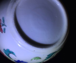 A Chinese famille rose teapot and cover, Yongzheng/Qianlong