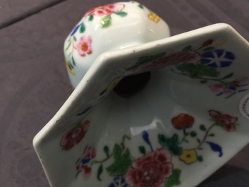 A Chinese famille rose spittoon, Yongzheng/Qianlong