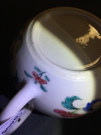 A Chinese famille rose teapot and cover, Yongzheng/Qianlong