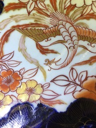 Two very large Japanese Imari dishes, 17/18th C.