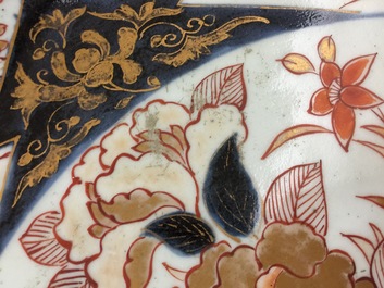 Two very large Japanese Imari dishes, 17/18th C.