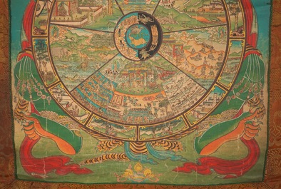 Un thangka tib&eacute;tain, 19/20&egrave;me