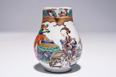 A fine Chinese famille rose milk jug, Yongzheng