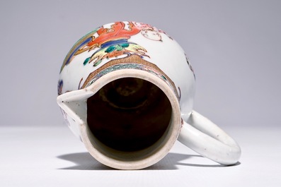 A fine Chinese famille rose milk jug, Yongzheng