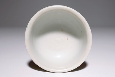A Chinese famille rose "dragon" stem cup, Yongzheng