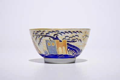 Een set van zes Chinese koppen en schotels uit het servies "Duque de Palmela", begin 19e eeuw