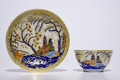 Een set van zes Chinese koppen en schotels uit het servies "Duque de Palmela", begin 19e eeuw
