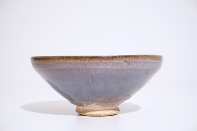 A Chinese purple-splashed junyao bowl, Yuan