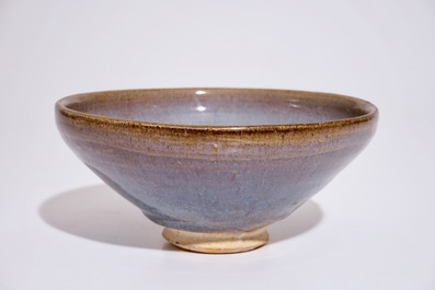 A Chinese purple-splashed junyao bowl, Yuan